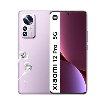 Xiaomi 2201122G 12 Pro Smartphone, 16,73 cm (6,73 inch), 120 Hz AMOLED, Snapdragon 8 Gen 1, drievoudige camera met 50 MP, 4600 mAh, 120 W, HyperCharge, paars, 8 GB + 256 GB