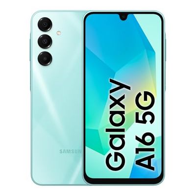 Samsung Galaxy A16 5G 128 Go, Smartphone Android déverrouillé, écran 6,7", batterie 5000 mAh, Turquoise, Version FR