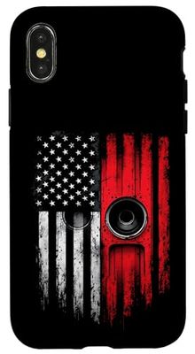 American Flag Speaker Case for iPhone X/XS