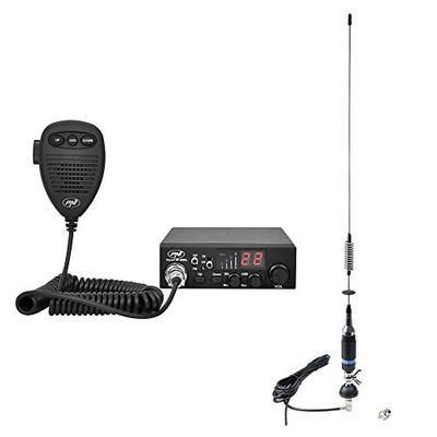 PNI paket CB radioutrustning HP 8000L ASQ eskort med CB S75-antenn med kabel och fast hållare