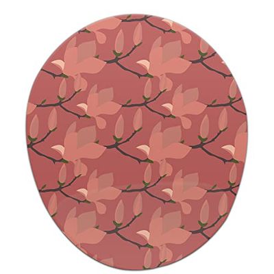 Questo Casa, Tapis de Souris Ergonomique avec Repose-Poignet - Imprimé numérique - Antidérapant - pour Le Bureau et la Maison - Dimensions : 20 x 23 cm