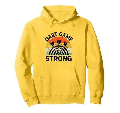 Gioco Dardo Gioco Forte Giocatore Sportivo Felpa con Cappuccio