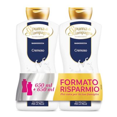 Spuma di Sciampagna Kremowy żel pod prysznic 2 x 650 ml