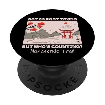 Nakasendo Trail Post Ciudades Japón Viajes PopSockets PopGrip Adhesivo