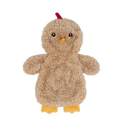 Best Pet Supplies Juguetes de Peluche de Pollo Arrugado para Perros para Juegos interactivos, Cachorros y Adultos Mayores, Forma de Juguete de Pollo Colorido, Lindo y tierno, Pollo Arrugado (Caqui)