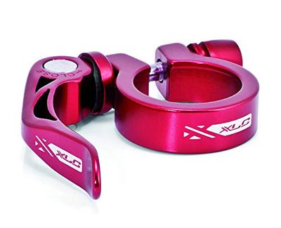 XLC PC-L04 ABRAZADERA TIJA ALU C/RAPIDO 31.6MM ROJ