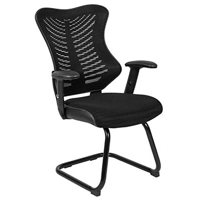 Flash Furniture Chair de récupération avec Bras réglables en Maille Noire.