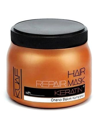 Kenparazzi Kuaf Masque professionnel à la kératine pour cheveux 500 ml – Masque capillaire pour soins des cheveux