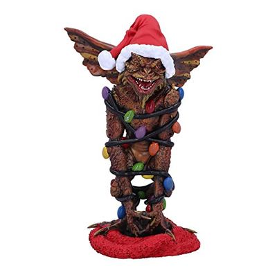 Nemesis Now Gremlins Mohawk in Fairy Lights 16cm, Resin, Brown, Officially Licensed Gremlins Merchandise