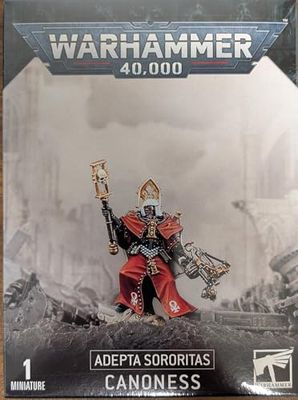 Games Workshop Warhammer 40k - Adepta Sororitas Canoness 99120108034 Noir