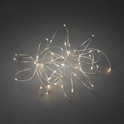 Konstsmide 6386-190 Guirlande Lumineuse à LED Effet Gouttes, Plastique/, 2 W, Blanc, 990 x 1 x 1 cm