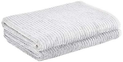 Heckett Lane Bath Beach Towel, Glacier Grey, 90 x 180 cm