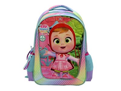 Babypapegaaien, kinderrugzak, aanpasbaar, met ritssluiting, zijzakken, meerkleurig (CyP Brands)