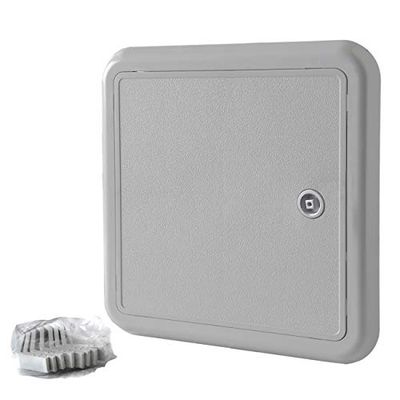 La Ventilazione SIS2020G Puerta de Inspección ABS, Gris, 215x215 mm