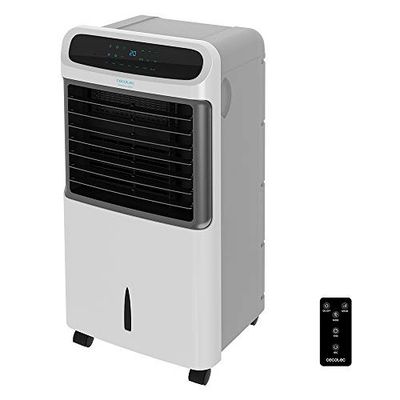 Cecotec Refroidisseur Évaporatif EnergySilence PureTech 6500. 80 W, Double fonction froid/chaud, Débit 600 m2/h, Capacité 12l, Minuterie jusqu'à 8h, Télécommande, 3 Vitesses
