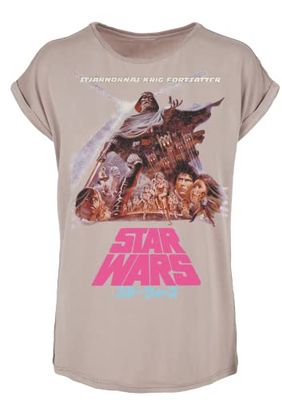 Recovered Dames Star Wars Darth Vader Pale Pink Dames Boyfriend by XL T-Shirt, roze, XL