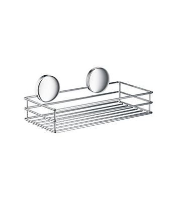 Smedbo per Doccia Design Autoadesivo di in Acciaio Inox Cromato, Argento