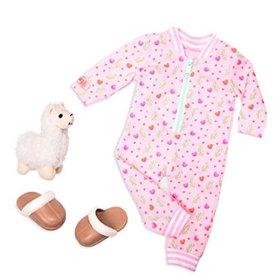 Our Generation BD30388Z - Klassieke Outfit - Lama pyjama