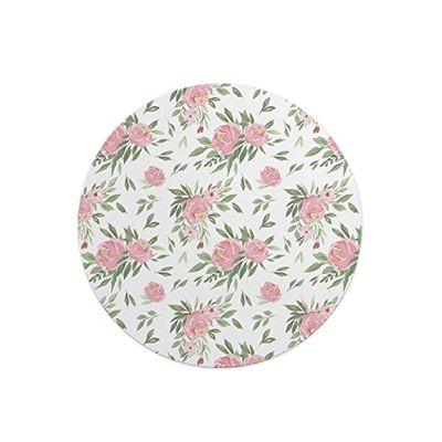 Questo Casa, Round Digital Printed Mouse Pad, Non-Slip Base, for Office and Home, Diameter:22cm