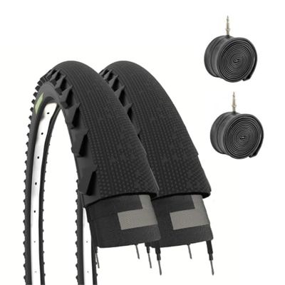 EBA26DSE 2 banden Demi Slick 26x1.95 + binnenband | band 50-559 voor MTB Trekking Bike Hybride