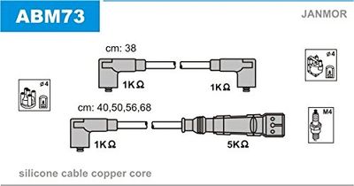 Janmor ABM73 Ignition Cable Kit