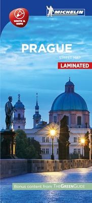 Prague - Michelin City Map 9215: Laminated City Plan