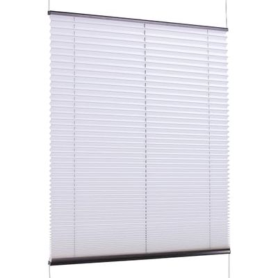 K-Home Florida Store plissé Klemmfix Blanc 45 x 130 cm (l x L) Design Unique avec Effet Lumineux enchanteur