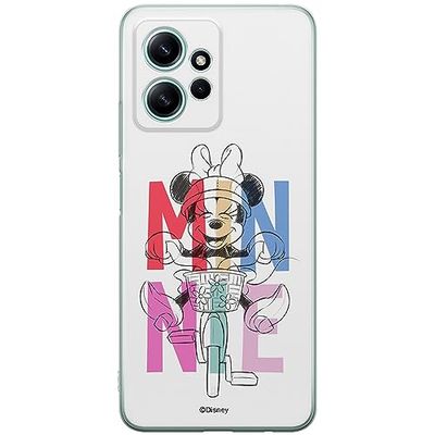 ERT GROUP mobiel telefoonhoesje voor Xiaomi REDMI NOTE 12 4G origineel en officieel erkend Disney patroon Minnie 068 optimaal aangepast aan de vorm van de mobiele telefoon, hoesje is gemaakt van TPU