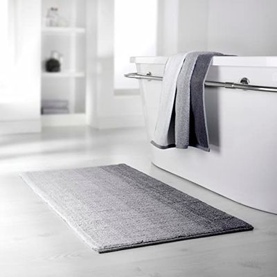Dyckhoff Badmat Colori, grijs, 55 x 65 cm, 100% biologisch katoen, GOTS