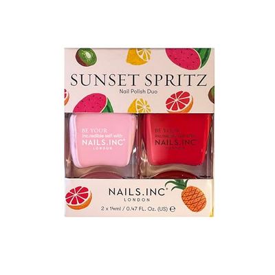 Nails.INC Sunset Spritz Nail Polish Duo