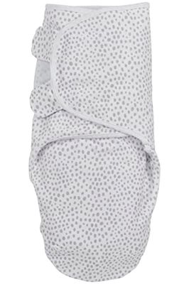 MEYCO Baby Cheetah, équipement pour bébé (Gigoteuse pour bébés de 0 à 3 Mois, Confort de Sommeil Doux, Respirant et Absorbant l'humidité, Aide au Sommeil), Gris Clair