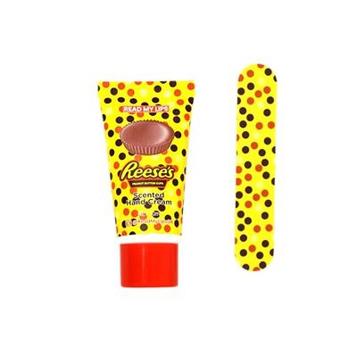 Read My Lips Reese’s Scented Hand Cream Kit – Moisturizing Peanut Butter scented Chocolate Moisturizer and Nail File Kit