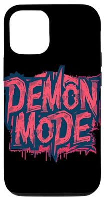 iPhone 14 Creepy Demon Mode Emblem for Man and Woman Case