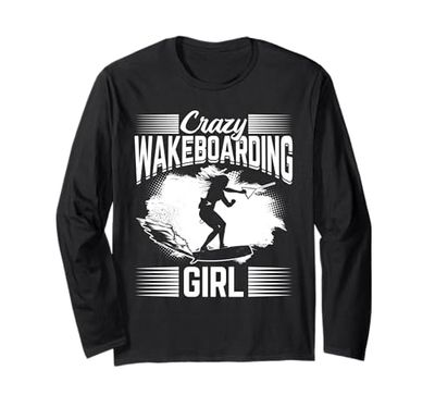 Wakesurf Chica Loco Wakeboard chica Manga Larga