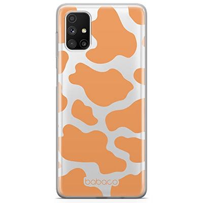 ERT GROUP mobiltelefonfodral för Samsung M51 originalt och officiellt licensierat Babaco mönster Animals 007 Vit optimalt anpassad till formen på mobiltelefonen, gedeeltelijk transparant