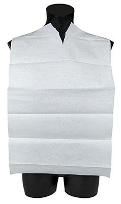 Abena Adult Bib No Pocket 38 x 70 cm Tissue/Plastic Backing