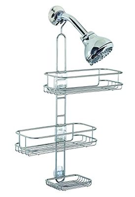 iDesign 69286EU Linea justerbar duschcaddy, silver