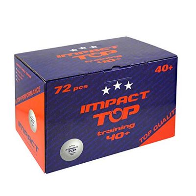 IMPACT Top Training Lot de 72 balles de Tennis de Table Orange
