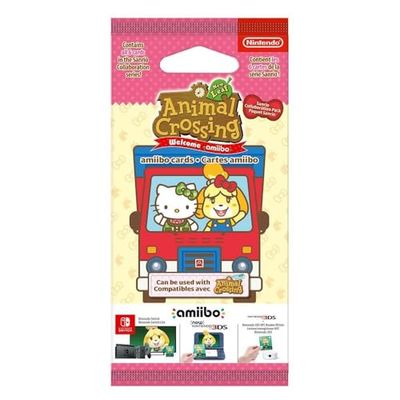 Animal Crossing : New Leaf - Welcome Pack Sanrio - Paquet de 6 Cartes