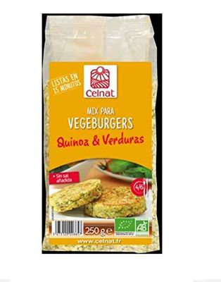 MIX HAMBURGUESA DE QUINOA Y VERDURAS 250gr. BIO