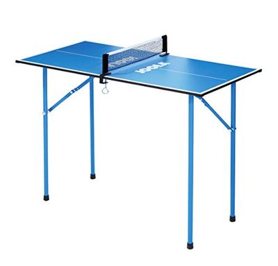 JOOLA Mini Bordtennisbord, Blå, 90 x 45 x 76 cm