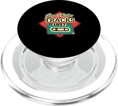 Cumpleaños 1957 Cumpleaños 1957 Hombre 1957 Vintage 1957 PopSockets PopGrip para MagSafe