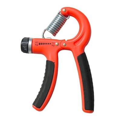 Endless EL1039 - Agarre de mano ajustable de 10 kg a 40 kg de nivel de resistencia | Equipo de ejercicio para uso en casa y gimnasio para ejercicios de agarre de energía Forearm y dedos | Color: Rojo