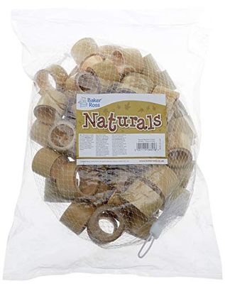 Baker Ross Rondelles de Bambou Naturel (Paquet de 50), 500 g