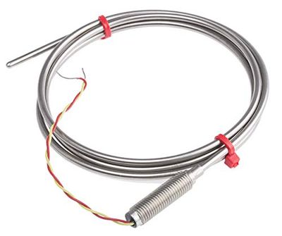 RS PRO Termocoppia in acciaio inox tipo K, Ø 3 mm x 1 m → +1100 °C