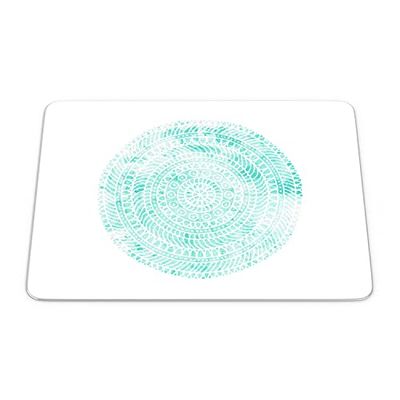 Bonamaison, Rechthoek Pop Art Digital bedrukte muismat, antislip onderkant, voor kantoor en thuis, grootte: 22x18 cm