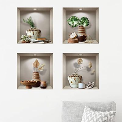 Stickers met 3D-effect en decoratief design