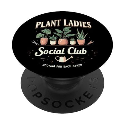 Giardinaggio del club sociale delle donne delle piante PopSockets PopGrip Adesivo
