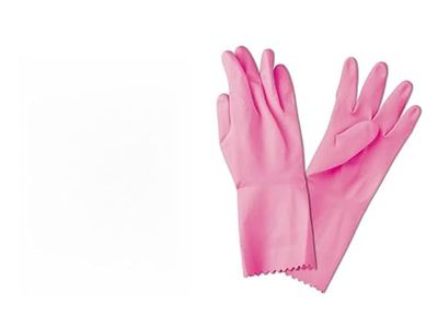 CEGASA Guantes Látex Flocado Un par L