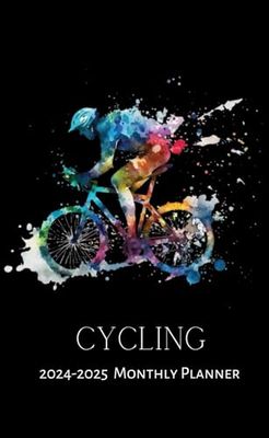 Cycling: Small Cycling Two-Year Monthly Planner for Purse | 24 Months from January 2024 to December 2025